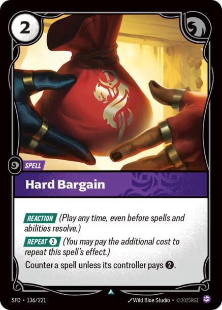 Hard Bargain 136/221 (Spiritforged)  - Foil | Good Games North