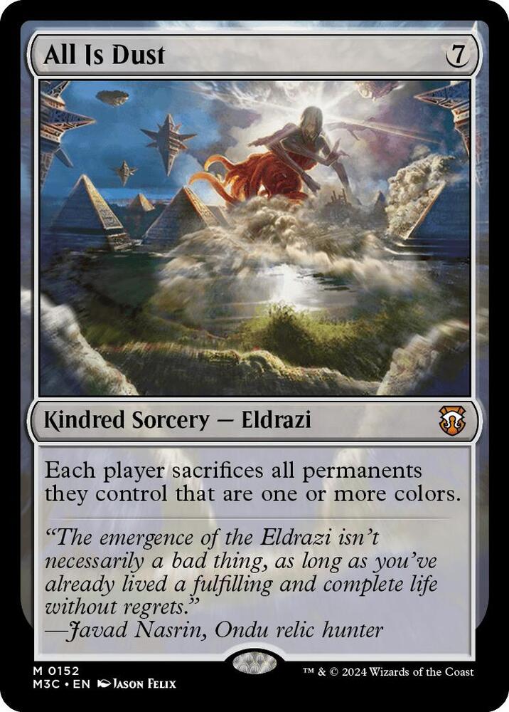 All Is Dust 152/411 (Commander: Modern Horizons 3)  - Ripple Foil | Good Games North