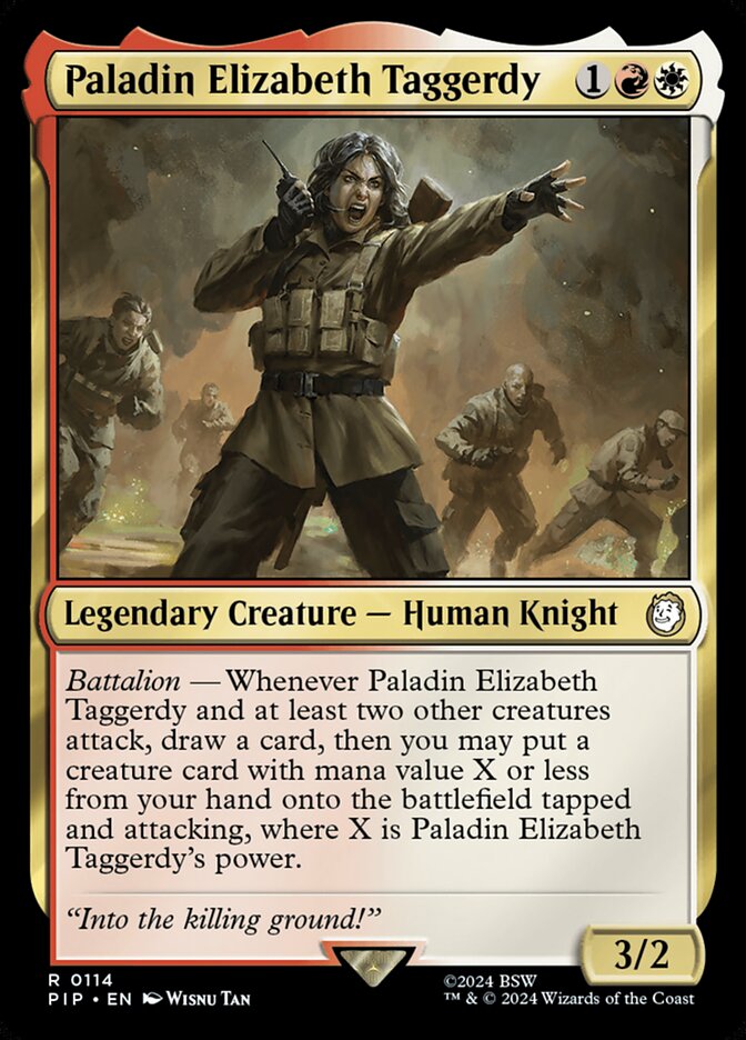 Paladin Elizabeth Taggerdy (Universes Beyond: Fallout)  | Good Games North