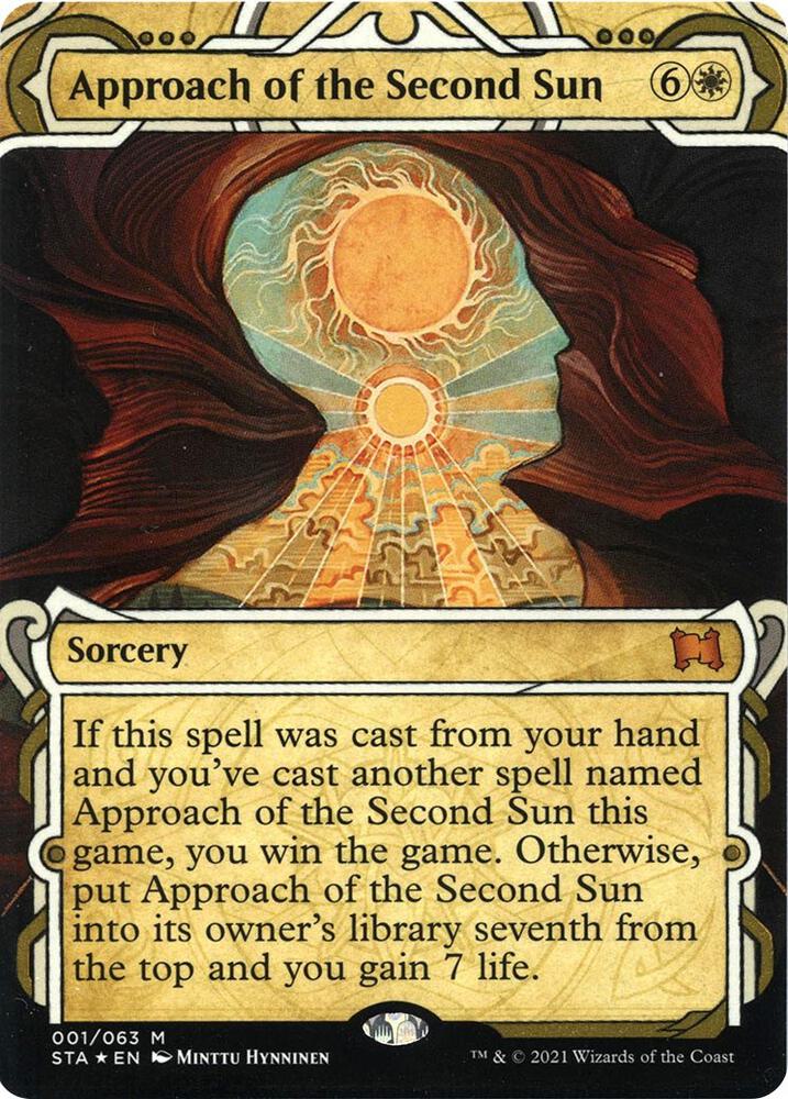 Approach of the Second Sun Foil Etched (Strixhaven: Mystical Archives)  - Foil | Good Games North