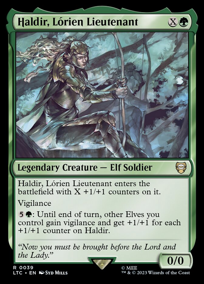 Haldir, Lórien Lieutenant (Commander: The Lord of the Rings: Tales of Middle-earth)  | Good Games North