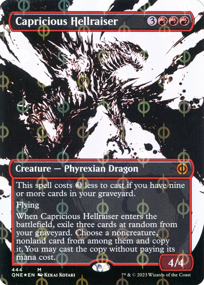 Capricious Hellraiser (Phyrexia: All Will Be One)  - Foil | Good Games North