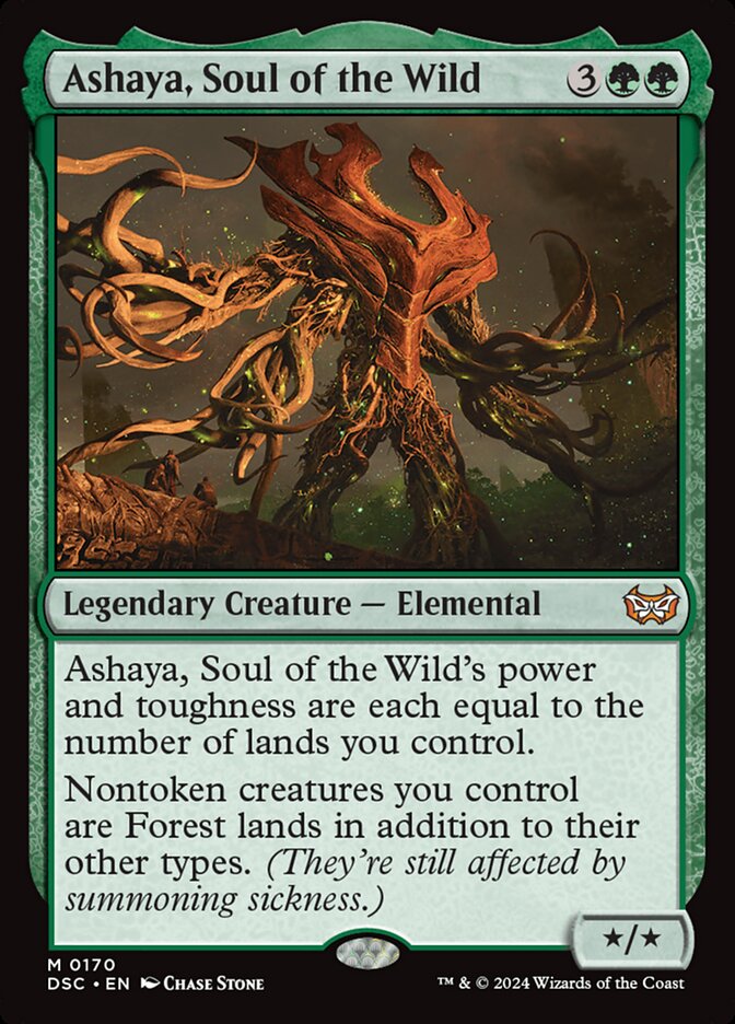 Ashaya, Soul of the Wild 170 (Commander: Duskmourn: House of Horror)  | Good Games North