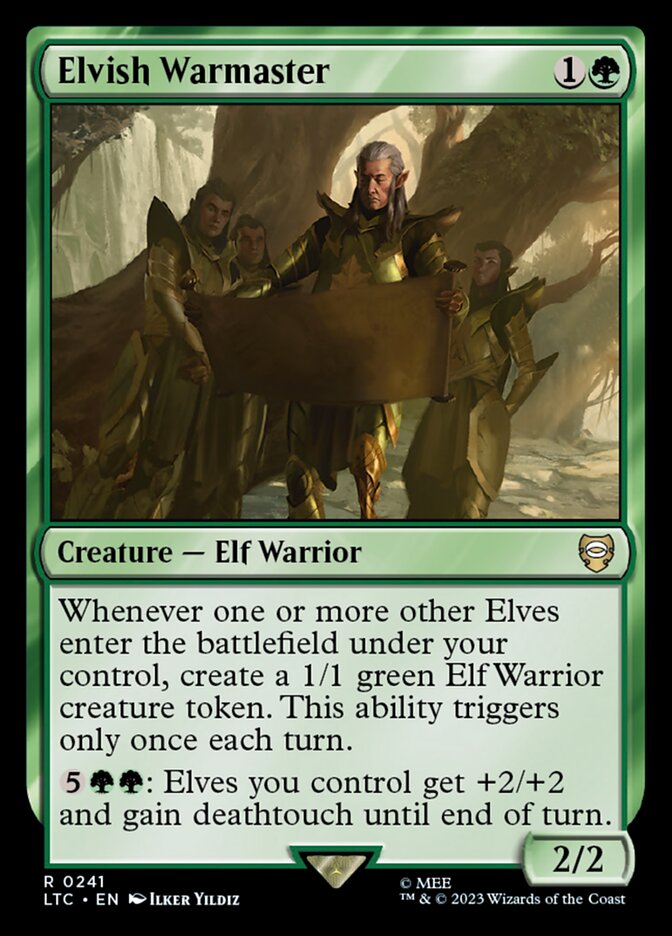 Elvish Warmaster (Commander: The Lord of the Rings: Tales of Middle-earth)  | Good Games North