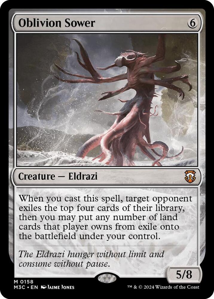 Oblivion Sower 158/411 (Commander: Modern Horizons 3)  - Ripple Foil | Good Games North