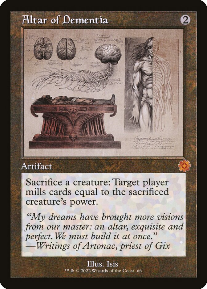 Altar of Dementia (The Brothers' War: Retro Frame Artifacts)  - Foil | Good Games North