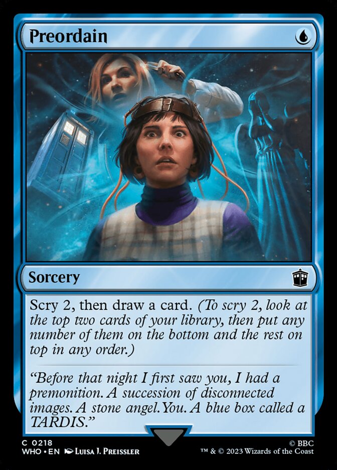 Preordain (Universes Beyond: Doctor Who)  - Foil | Good Games North