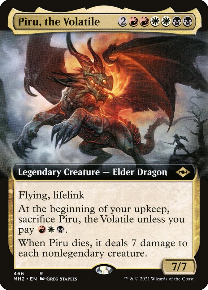 Piru, the Volatile 466 (Modern Horizons 2)  - Foil | Good Games North