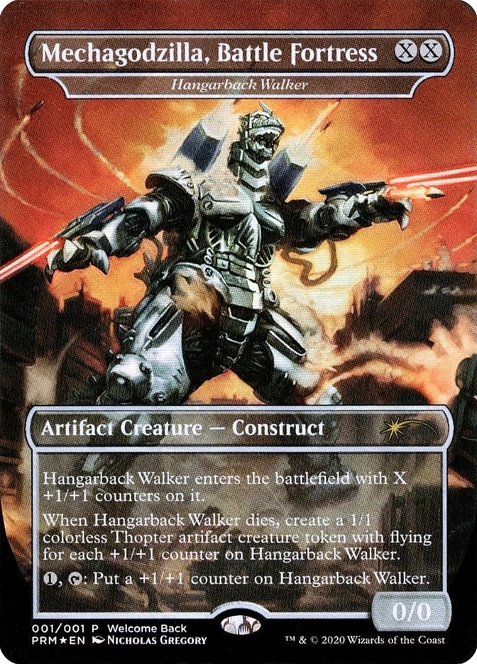 Mechagodzilla Battle Fortress Hangarback Walker Welcome Back Promo 1 (Unique and Miscellaneous Promos)  - Foil | Good Games North