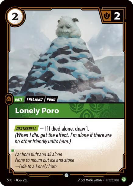 Lonely Poro (Spiritforged)  - Foil | Good Games North