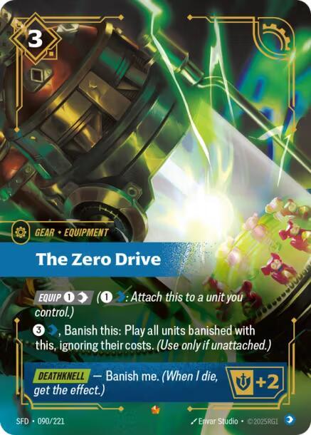 The Zero Drive (Spiritforged)  - Foil | Good Games North