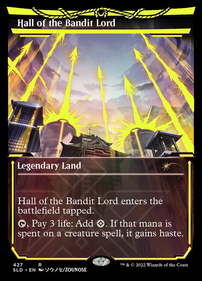 Hall of the Bandit Lord 427/1 (Secret Lair Drop Series)  - Showcase Neon Ink Foil | Good Games North