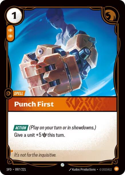 Punch First 97/221 (Spiritforged)  - Foil | Good Games North