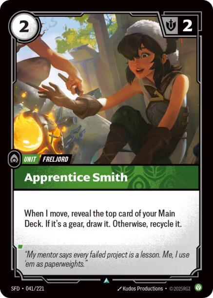Apprentice Smith 41/221 (Spiritforged)  - Foil | Good Games North