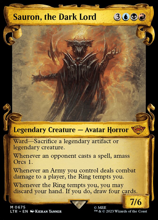 Sauron, the Dark Lord (Universes Beyond: The Lord of the Rings: Tales of Middle-earth)  - Foil | Good Games North