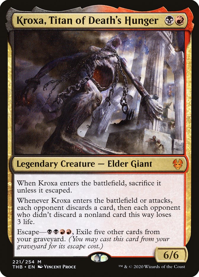Kroxa, Titan of Death's Hunger (Theros Beyond Death)  | Good Games North