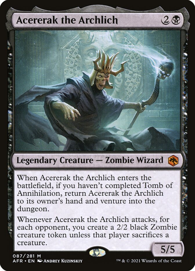 Acererak the Archlich 87 (Adventures in the Forgotten Realms)  - Foil | Good Games North