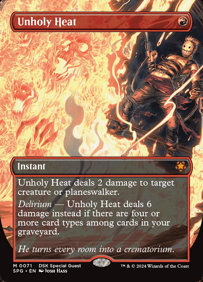 Unholy Heat (Special Guests)  - Foil | Good Games North