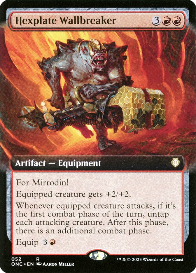 Hexplate Wallbreaker (Commander: Phyrexia: All Will Be One)  | Good Games North