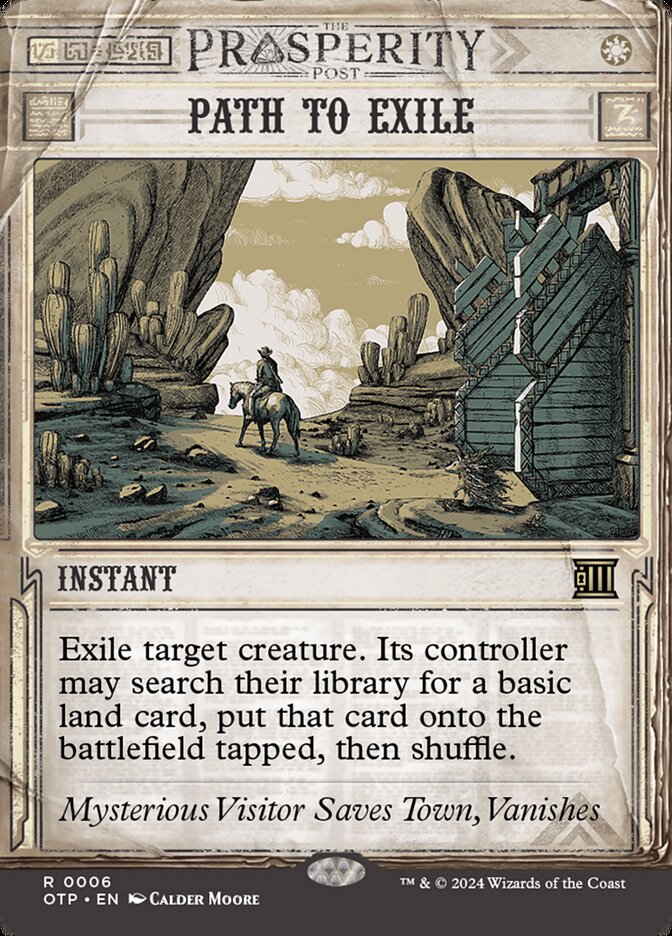 Path to Exile (Outlaws of Thunder Junction: Breaking News)  - Foil | Good Games North