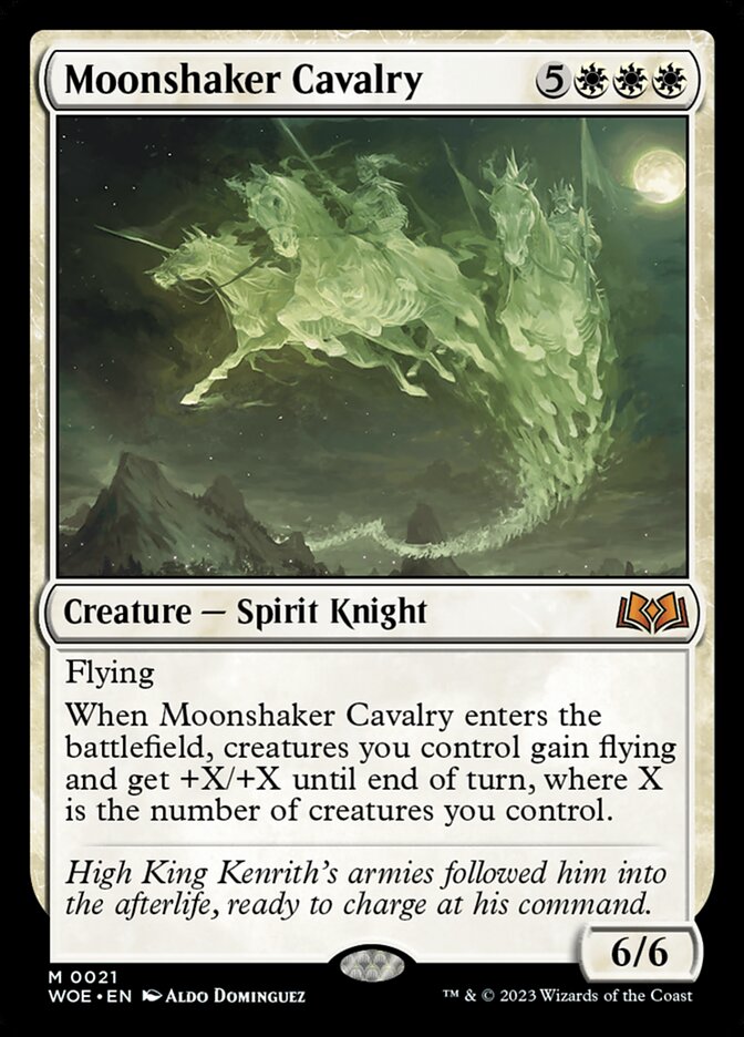 Moonshaker Cavalry (Wilds of Eldraine)  - Foil | Good Games North