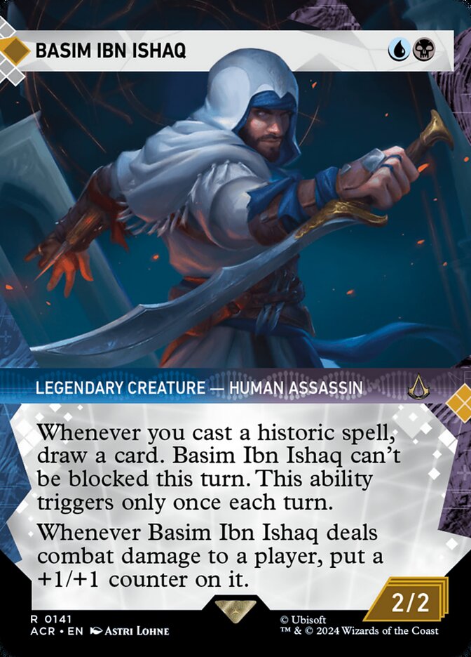 Basim Ibn Ishaq 141/110 (Universes Beyond: Assassin's Creed)  - Showcase Foil | Good Games North