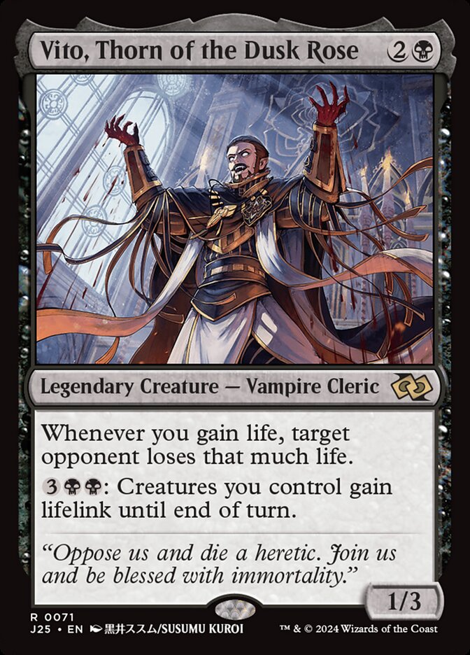 Vito, Thorn of the Dusk Rose (Foundations Jumpstart)  | Good Games North