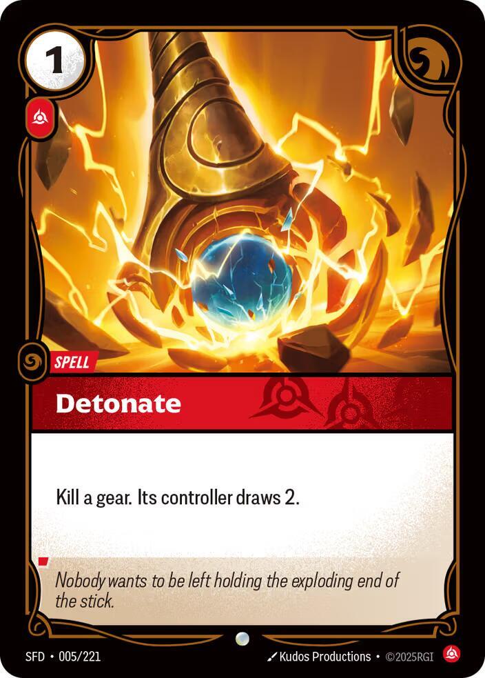 Detonate (Spiritforged)  - Foil | Good Games North