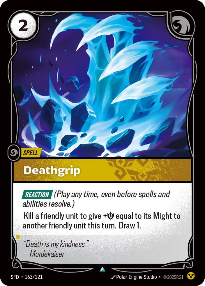Deathgrip 163/221 (Spiritforged)  | Good Games North
