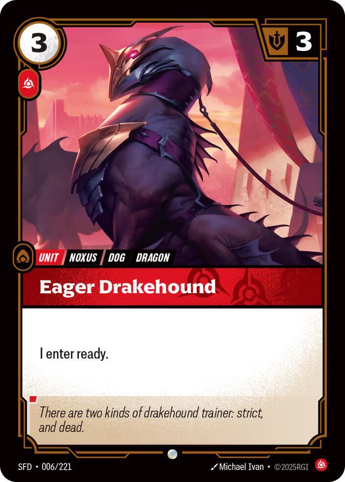 Eager Drakehound (Spiritforged)  - Foil | Good Games North