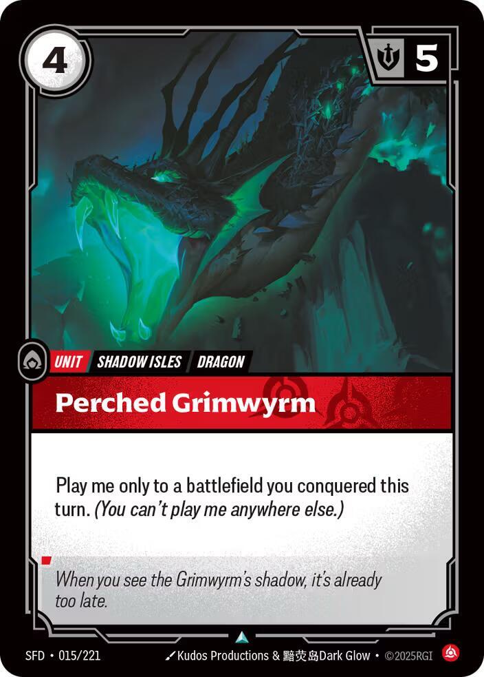 Perched Grimwyrm (Spiritforged)  - Foil | Good Games North