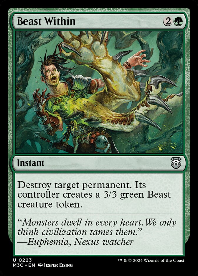 Beast Within (Commander: Modern Horizons 3)  | Good Games North
