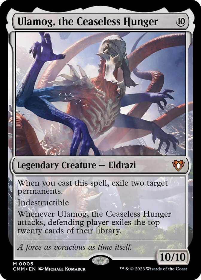 Ulamog, the Ceaseless Hunger (Commander Masters)  - Foil | Good Games North