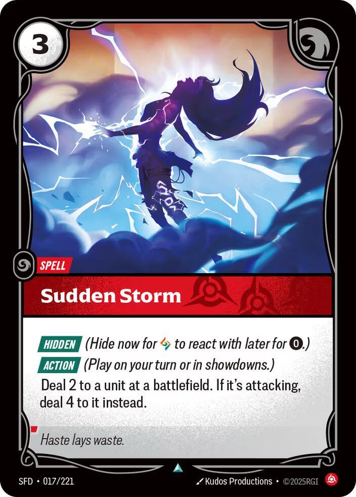 Sudden Storm (Spiritforged)  | Good Games North