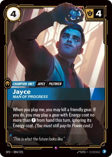 Jayce Man of Progress (Spiritforged)  - Foil | Good Games North