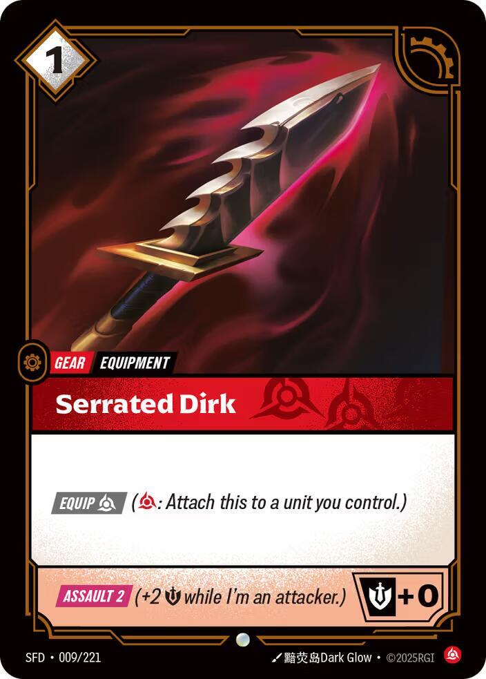 Serrated Dirk 9/221 (Spiritforged)  | Good Games North