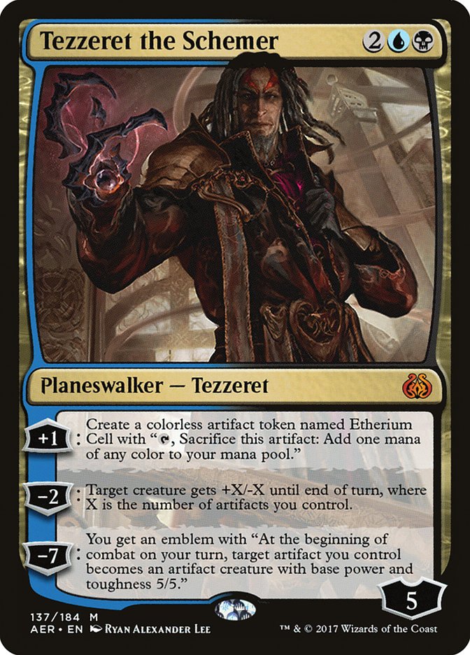 Tezzeret the Schemer (Aether Revolt)  - Foil | Good Games North