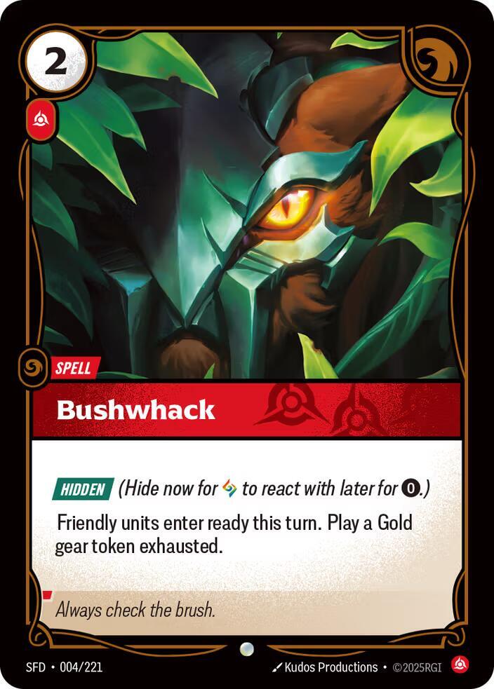 Bushwack 4/221 (Spiritforged)  | Good Games North