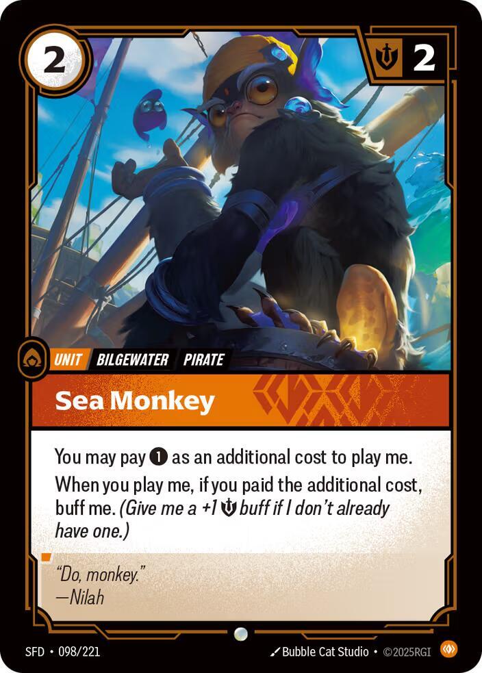 Sea Monkey 98/221 (Spiritforged)  | Good Games North