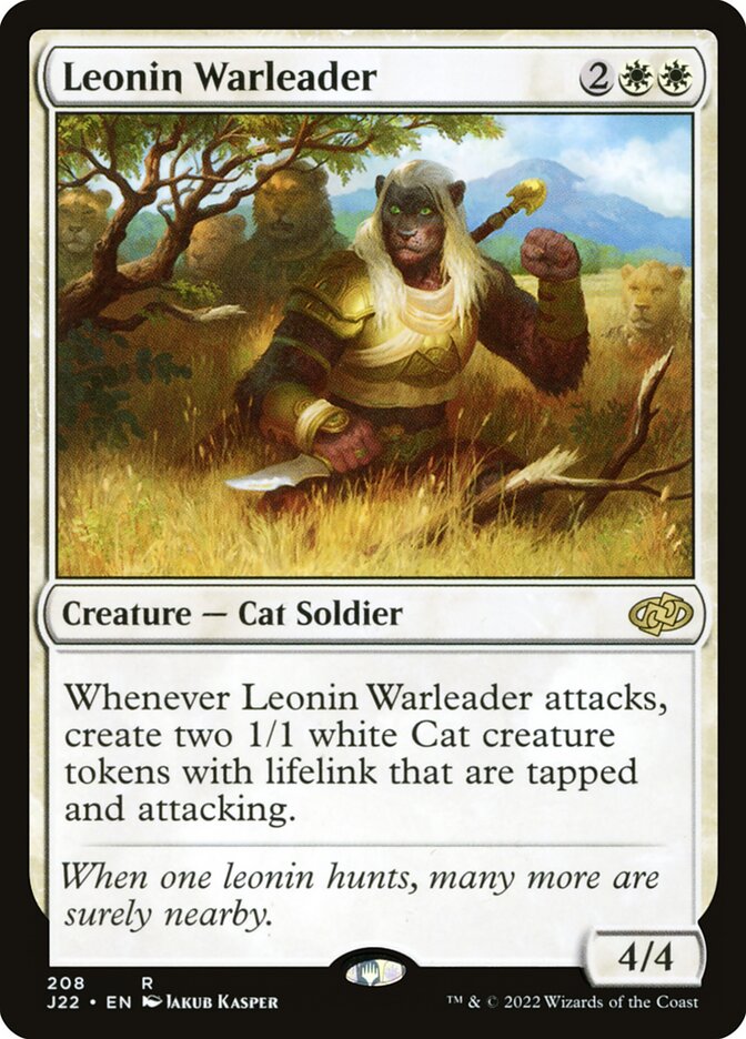 Leonin Warleader (Jumpstart 2022)  | Good Games North