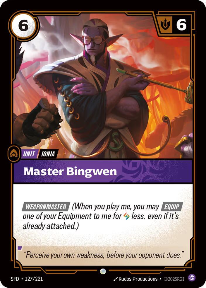 Master Bingwen (Spiritforged)  - Foil | Good Games North