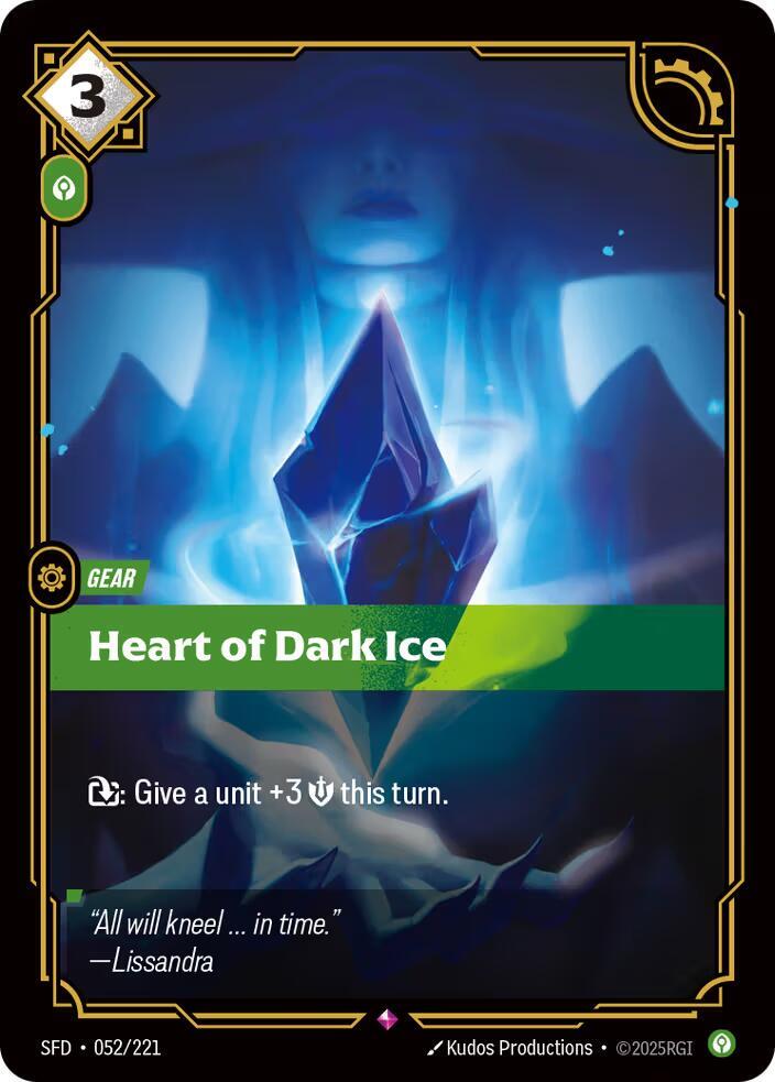 Heart of Dark Ice (Spiritforged)  - Foil | Good Games North