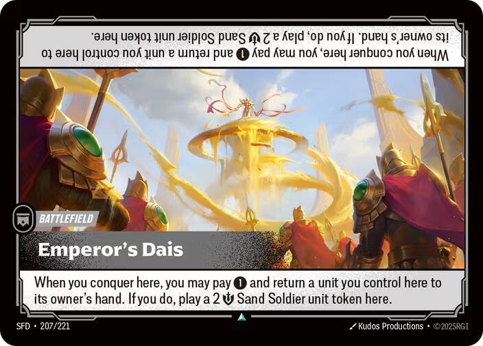 Emperors Dais (Spiritforged)  - Foil | Good Games North