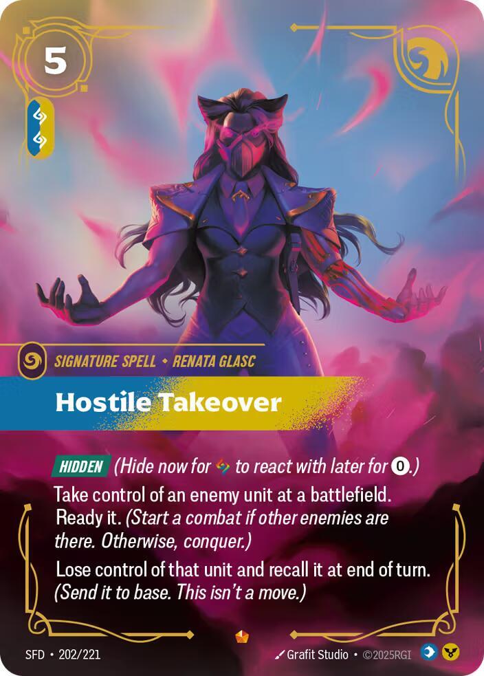 Hostile Takeover (Spiritforged)  - Foil | Good Games North