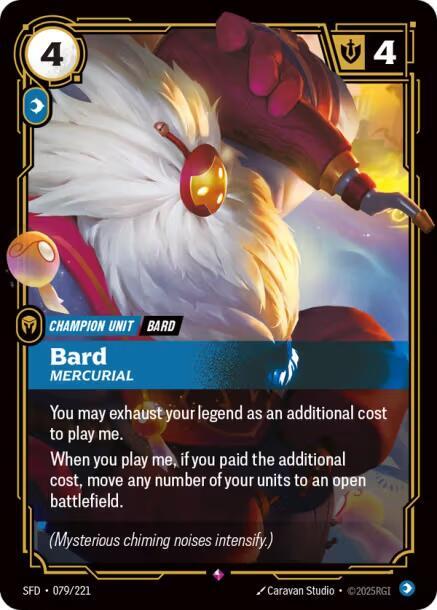 Bard Mercurial (Spiritforged)  - Foil | Good Games North