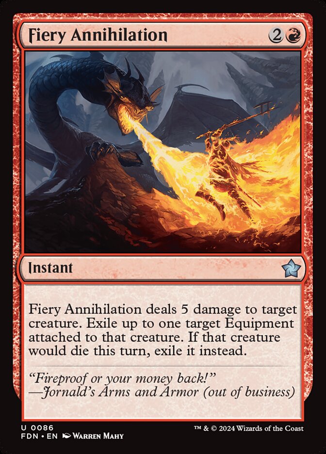 Fiery Annihilation 86/291 (Foundations)  | Good Games North