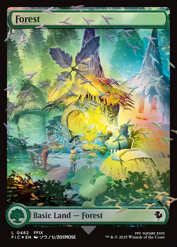 Forest 482 (Commander: FINAL FANTASY)  - Foil | Good Games North