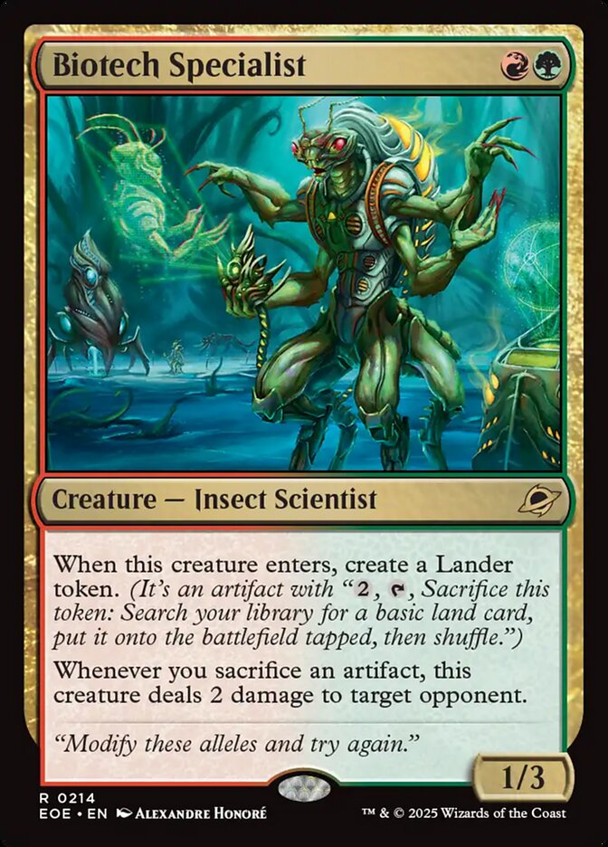 Biotech Specialist (Edge of Eternities)  | Good Games North