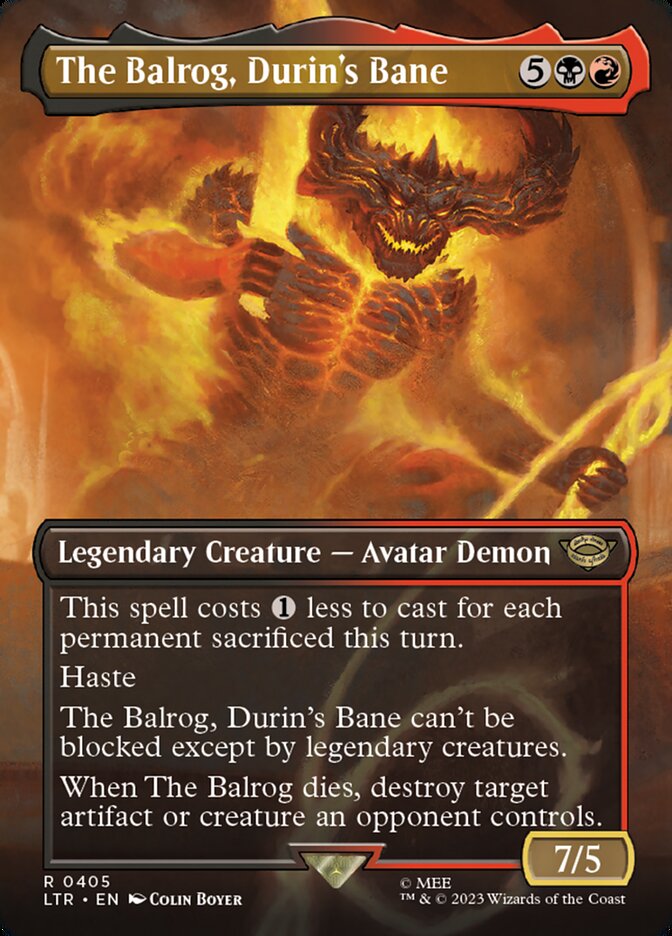 The Balrog, Durin's Bane (Universes Beyond: The Lord of the Rings: Tales of Middle-earth)  | Good Games North