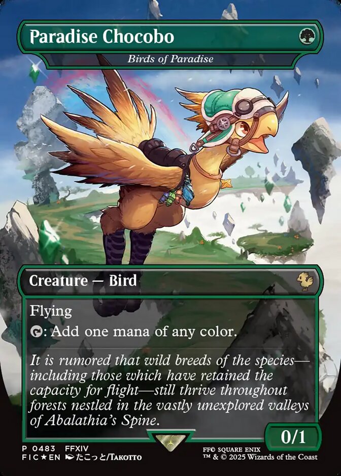 Birds of Paradise (Commander: FINAL FANTASY)  - Foil | Good Games North